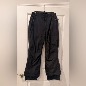 Obermeyer men’s black ski snow pants size medium short